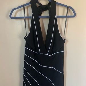 Rampage Black Halter Cocktail Dress